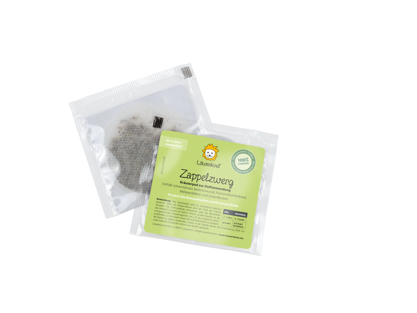 Zappelzwerg-Pad Einzelverpackung