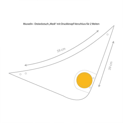 Maße Halstuch "Medi"