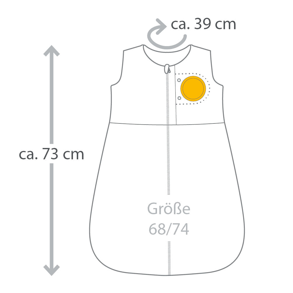 Maße Schlafsack Größe 68/74