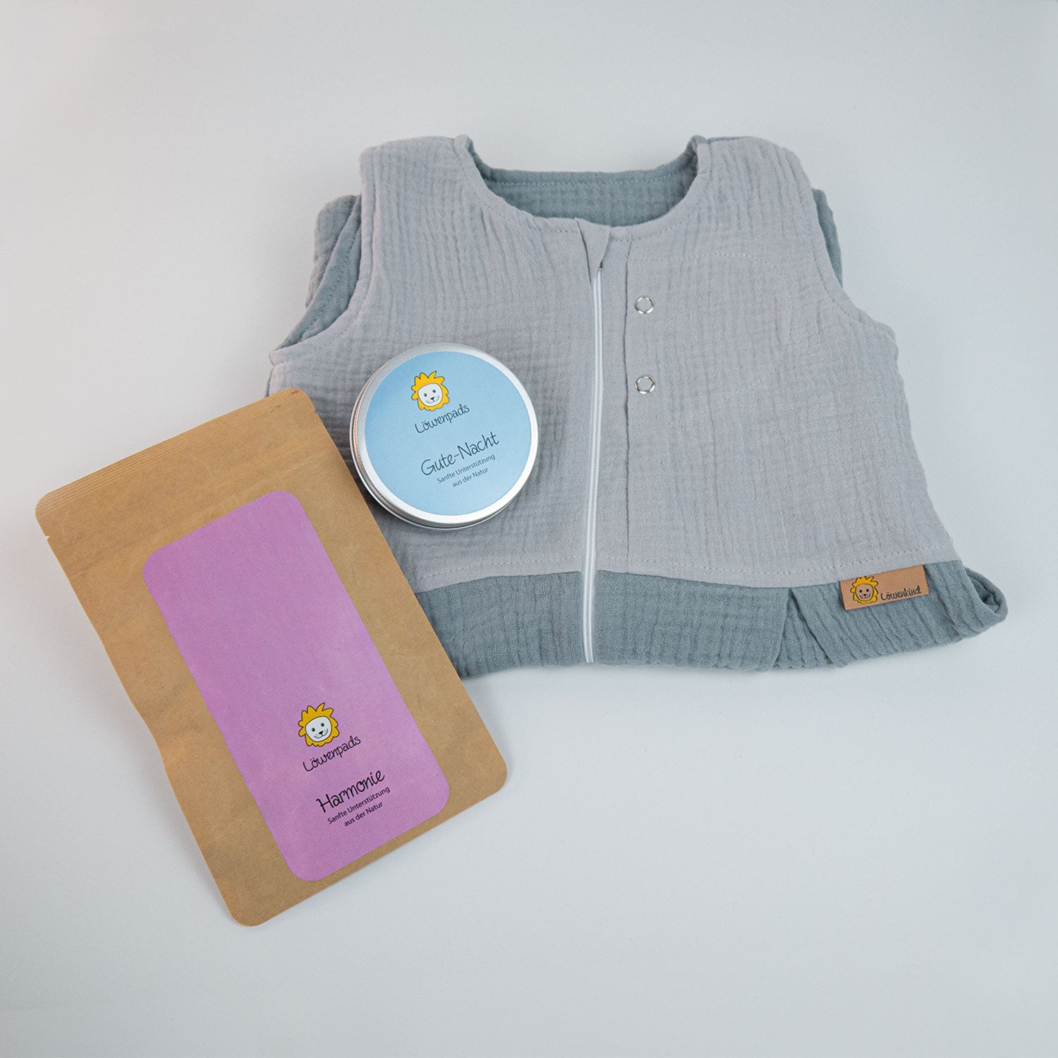 Schlafsack-Set mit Gute-Nacht-Dose und Harmonie-Nachfüllpackung