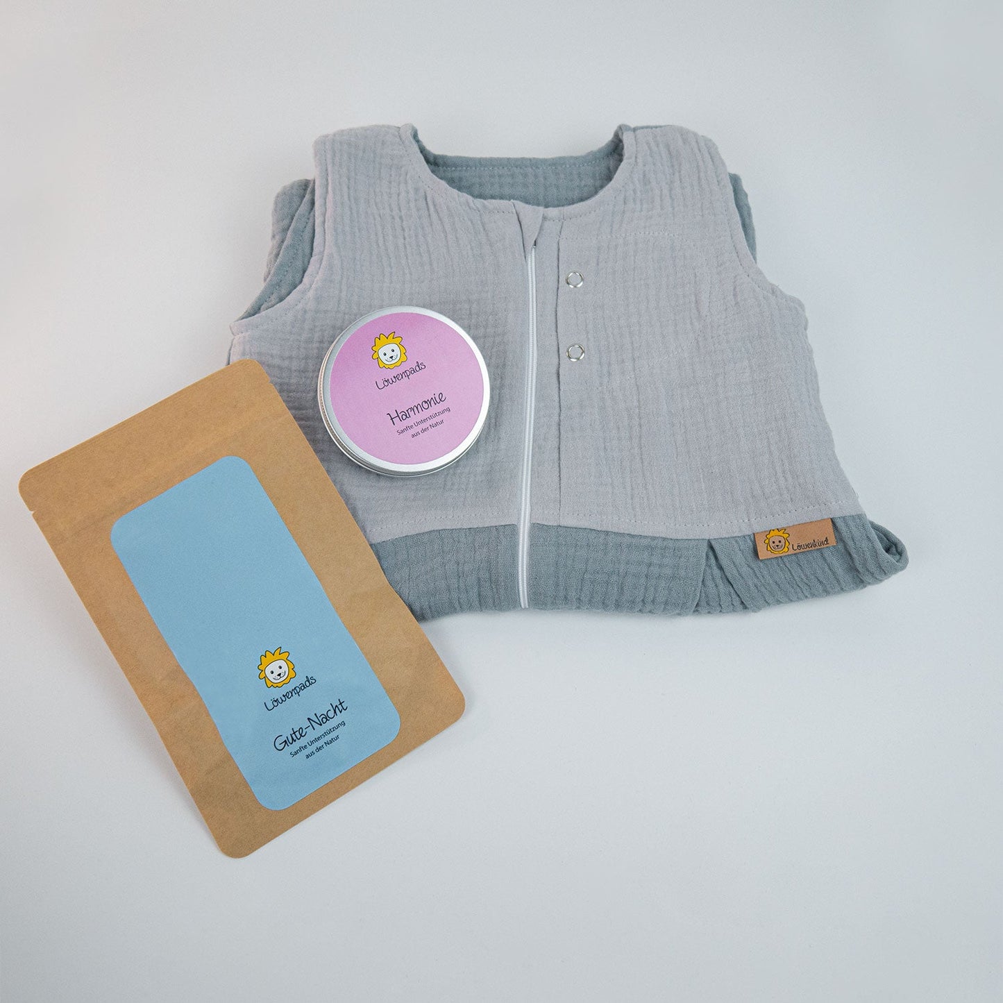 Schlafsack-Set mit Harmonie-Dose und 10er Gute-Nacht-Nachfüllpackung