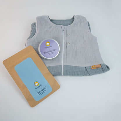 Schlafsack-Set mit Wonnebäuchlein-Dose und 10er Gute-Nacht-Nachfüllpackung