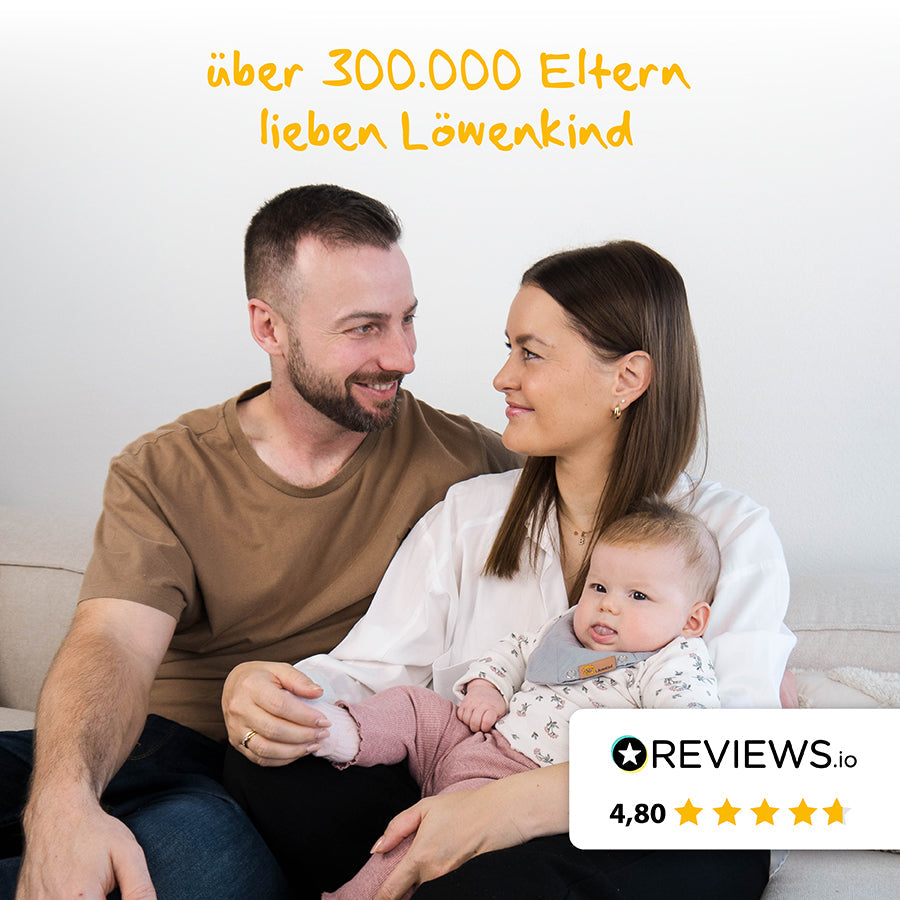 Über 300.000 Eltern lieben Löwenkind (Bewertung von 4,8)